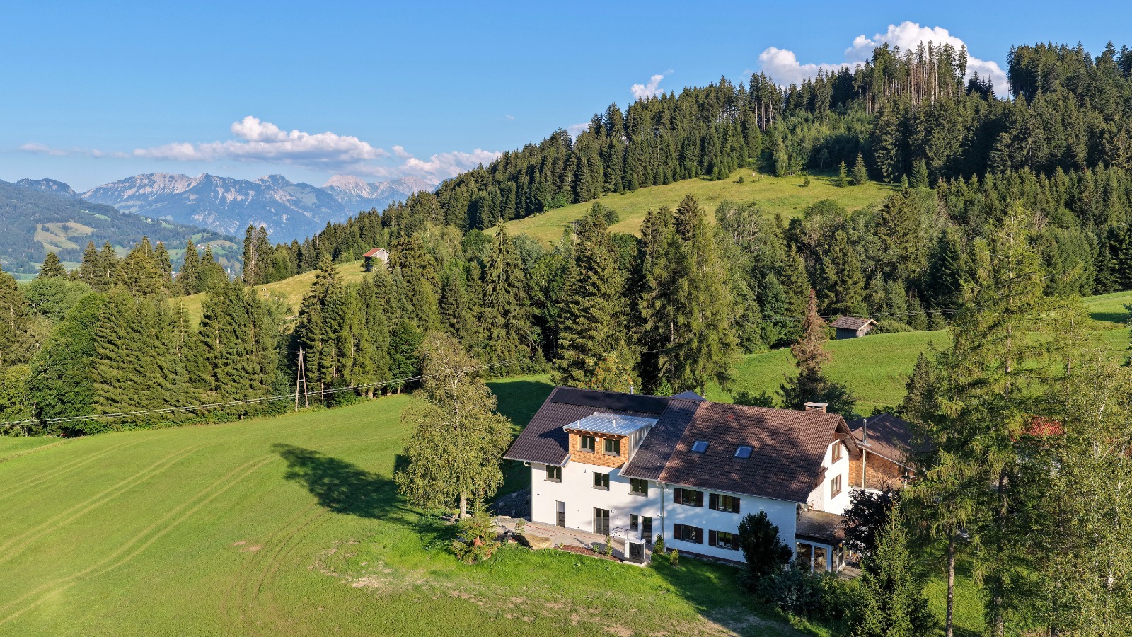 Ferienhaus Fuchs & Has mit Blick auf den Wald